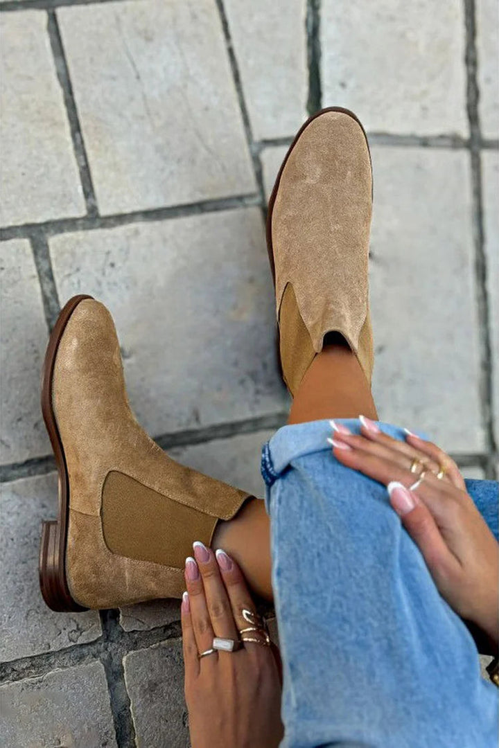 Maria™ | Bottines Chelsea en daim