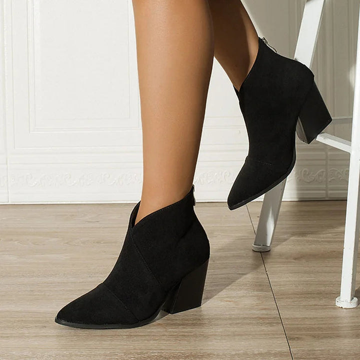Céline™ | Bottines chic en daim