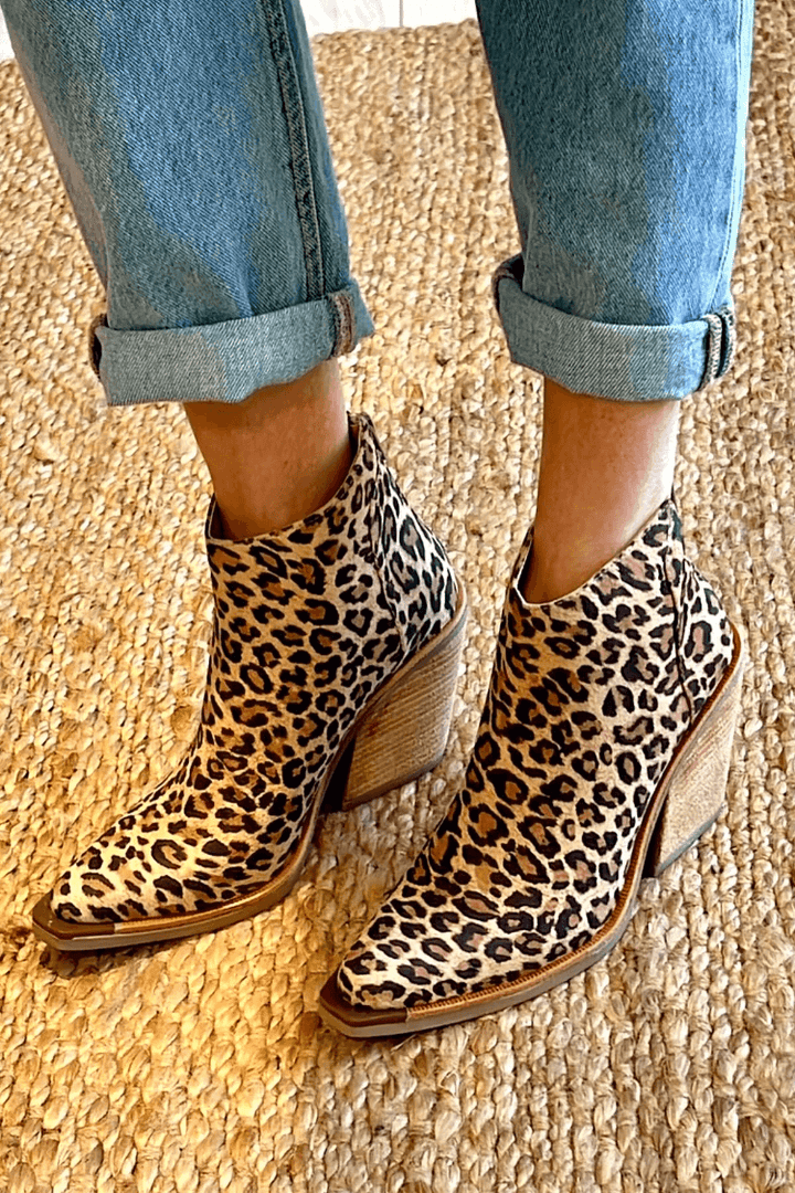 Camille™ | Bottines Imprimé Léopard
