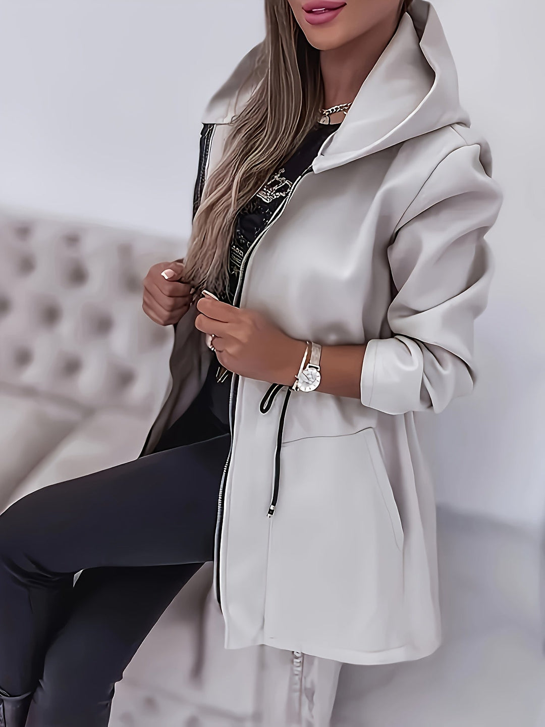 Auriane™ | Trench Élégant Rétro