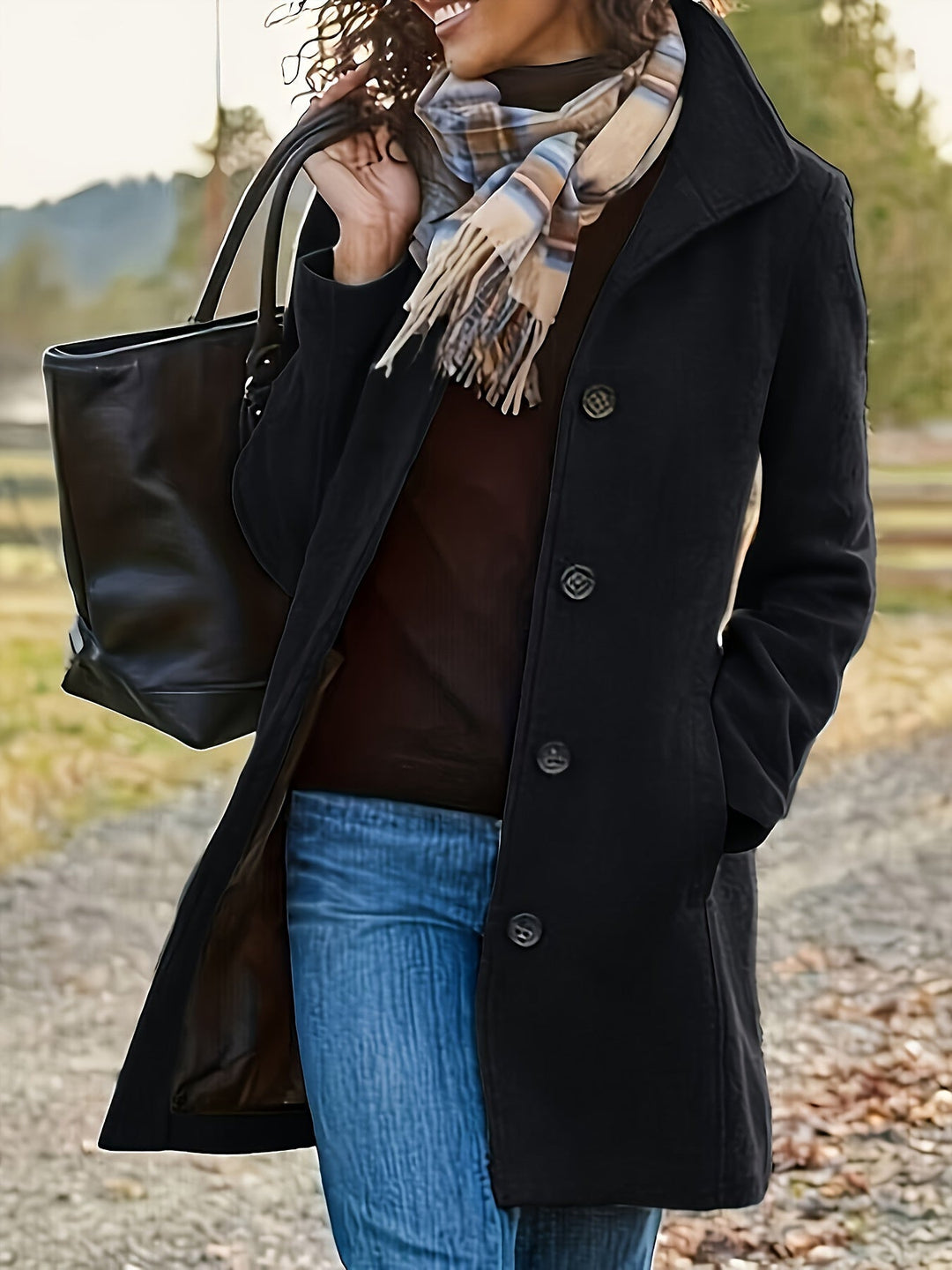 Zoé™ | Manteau Doux Élégant