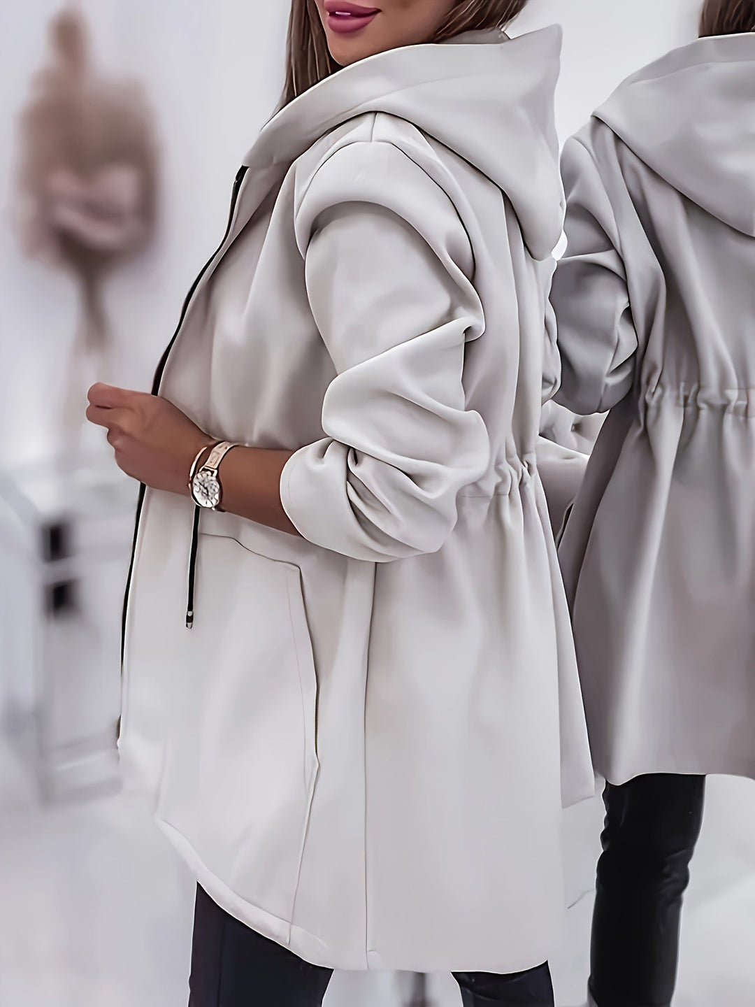 Auriane™ | Trench Élégant Rétro